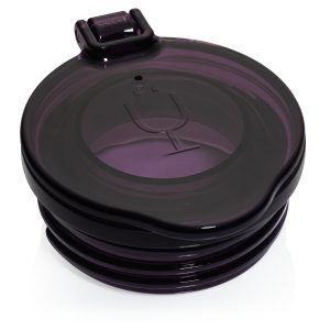 Champagne Flute Replacement Lids | (Clear. Purple & Black)