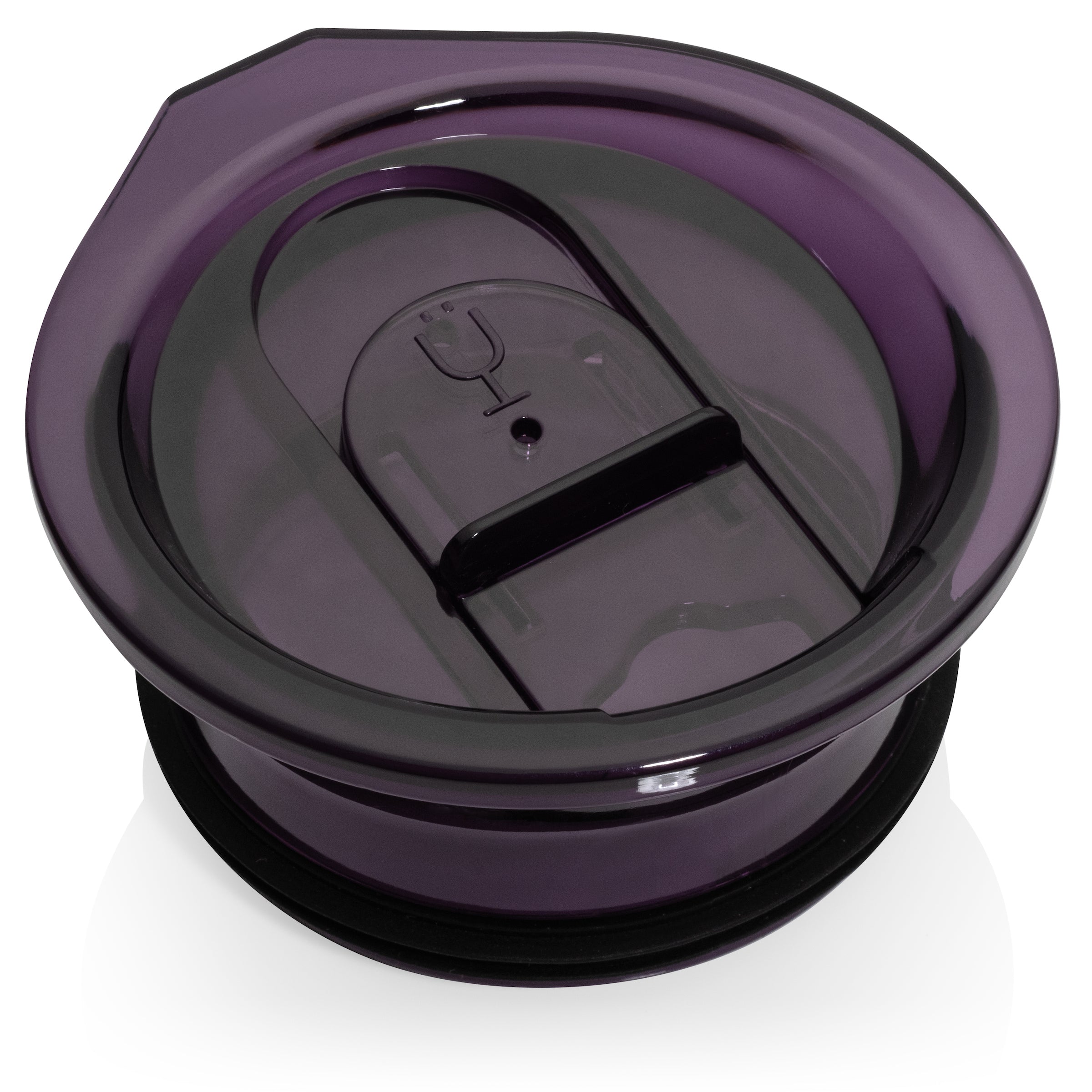 Hopsulator Slim Tumbler Lids (Clear. Black and Purple) - Image 2