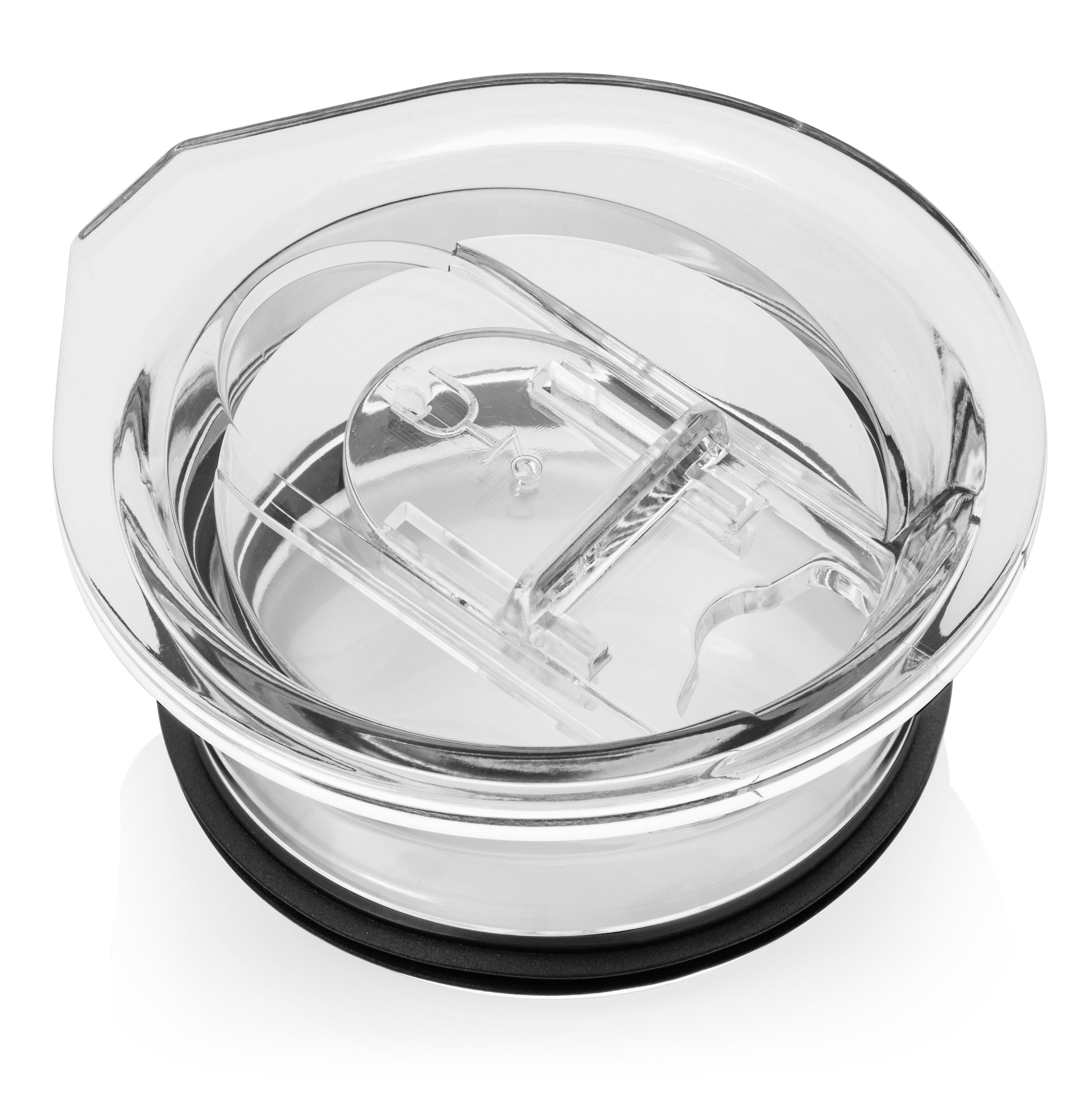Hopsulator Slim Tumbler Lids (Clear. Black and Purple)