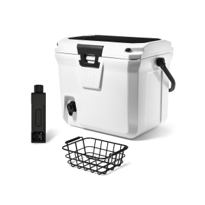 BrüTank 20-Quart Grab + Go Cooler Bundle | Ice White
