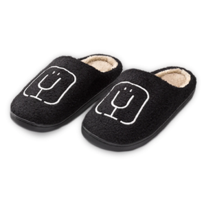 BrüMate Fuzzy Slippers | Black