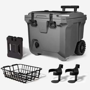 BrüTank 35-Quart Ultimate Day Trip Cooler Bundle | Charcoal