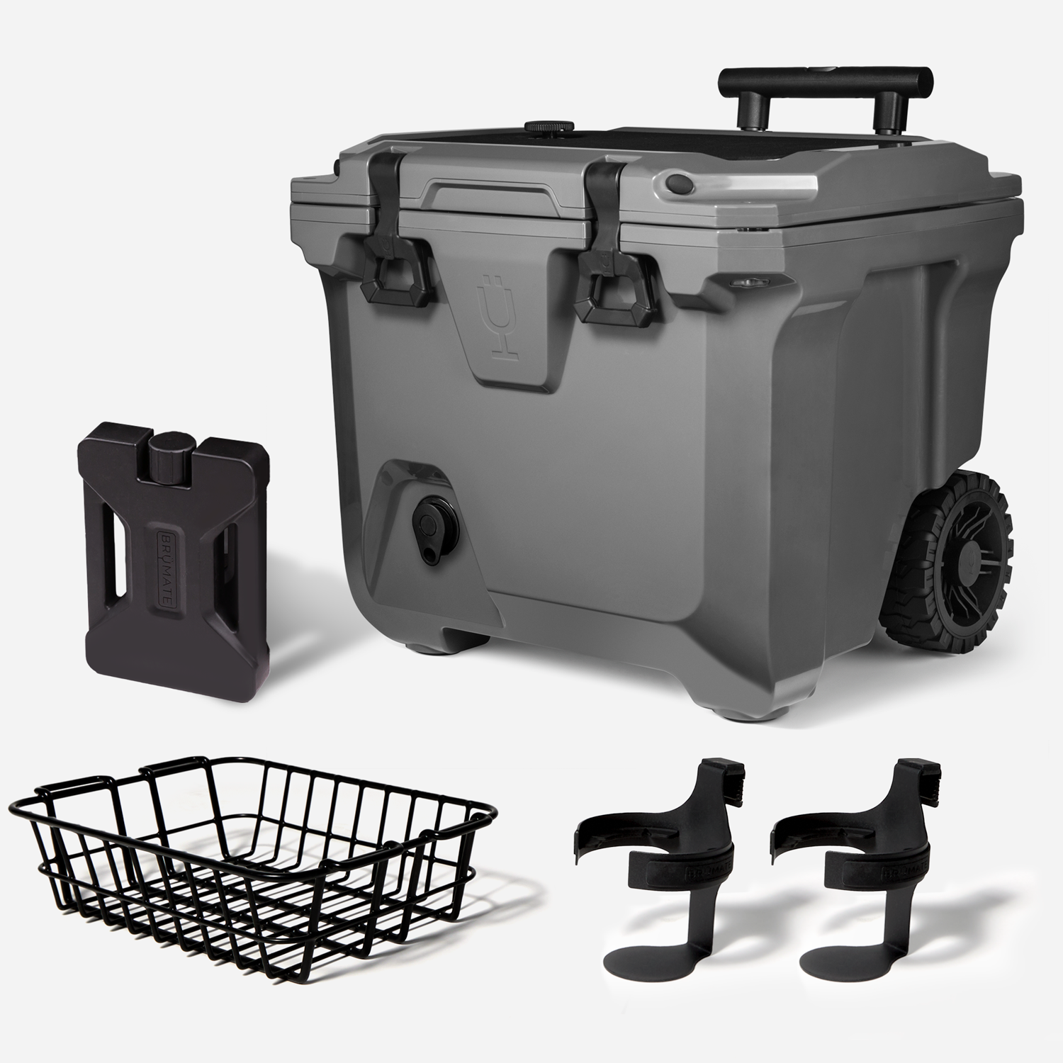 BrüTank 35-Quart Ultimate Day Trip Cooler Bundle | Charcoal