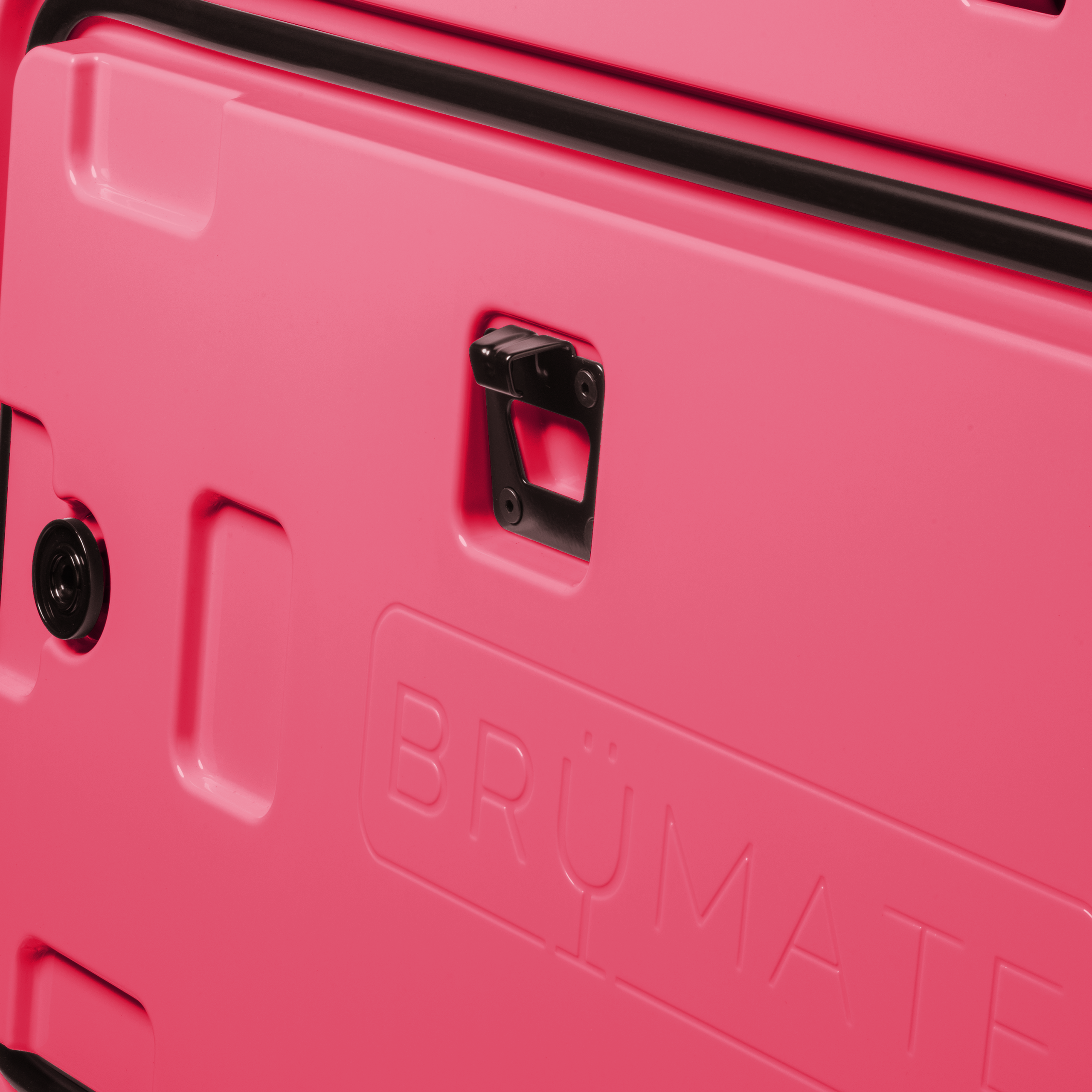 BrüTank 55-Quart Rolling Cooler | Neon Pink - Image 3