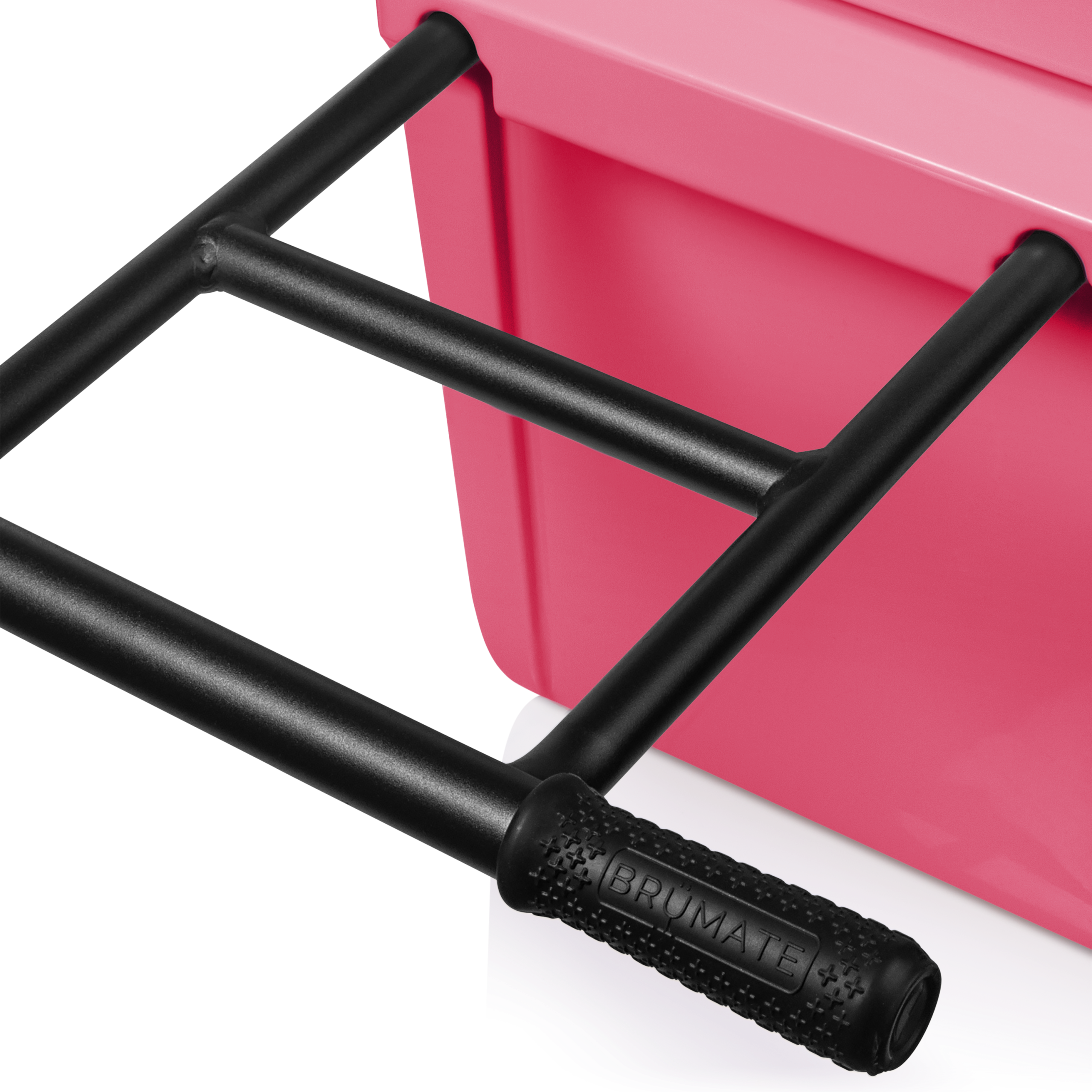 BrüTank 55-Quart Rolling Cooler | Neon Pink - Image 4
