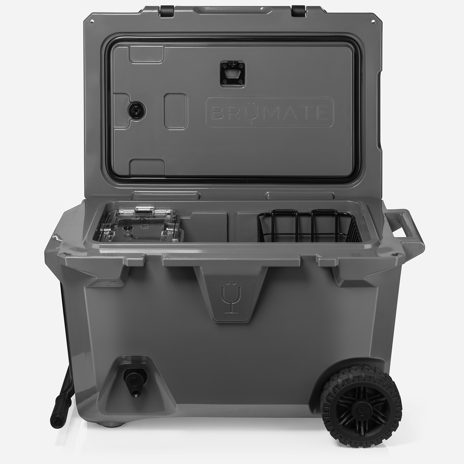 BrüTank 55-Quart Double Drink Holder Cooler Bundle | Charcoal - Image 9