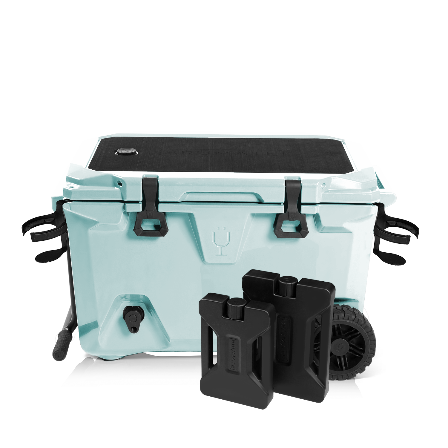 BrüTank 55-Quart Double Drink Holder Cooler Bundle | Blue Agave - Image 2