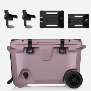 BrüTank 55-Quart Double Drink Holder Cooler Bundle | Lilac Dusk