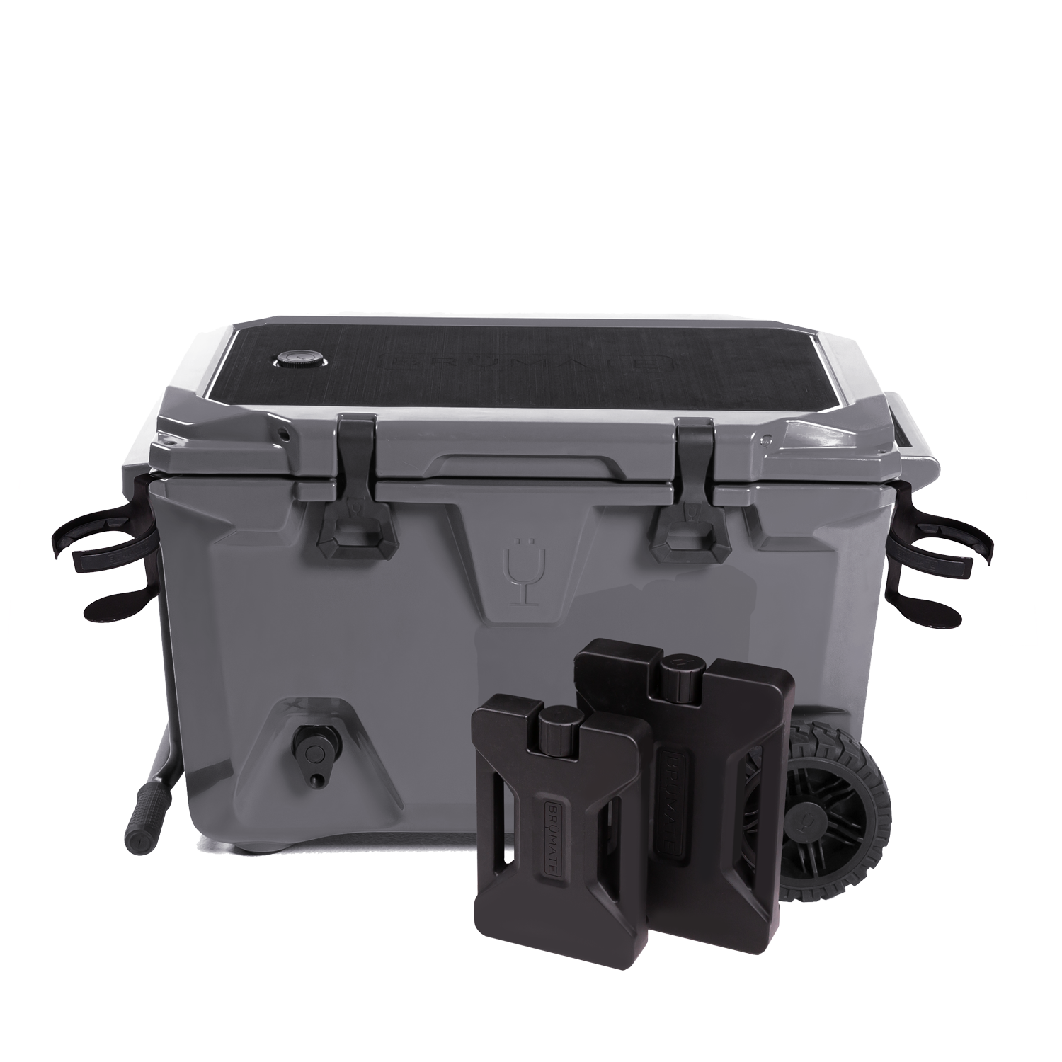 BrüTank 55-Quart Double Drink Holder Cooler Bundle | Charcoal - Image 2